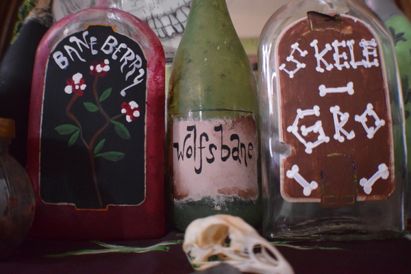 DIY potion bottle labels