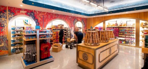 Inside the new Universal Studios store.