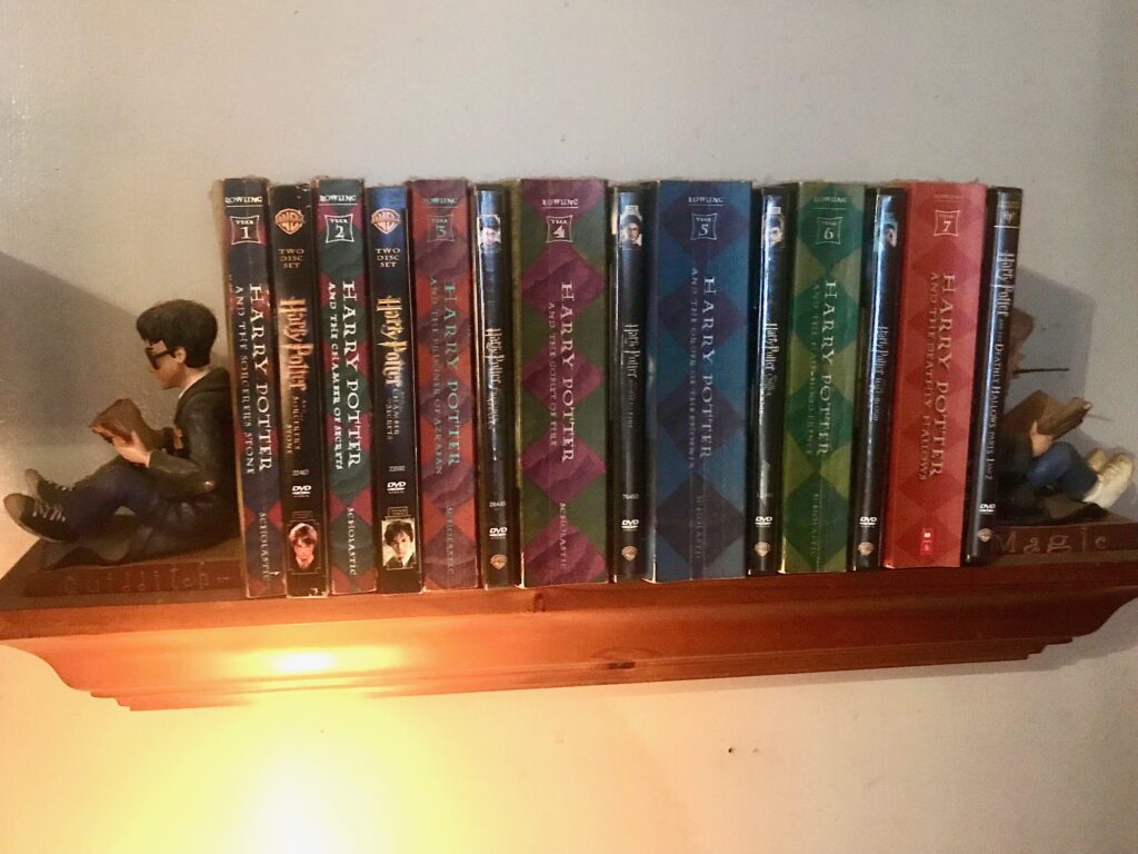 These are Doug Potter's Harry Potter books.