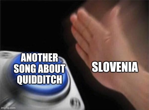 Slovenia created just another song about quidditch.