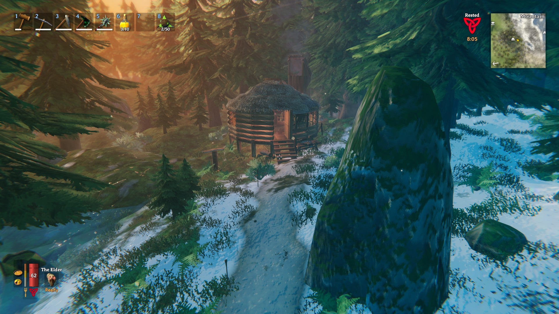 Hagrid’s hut was also lovingly recreated in “Valheim.”