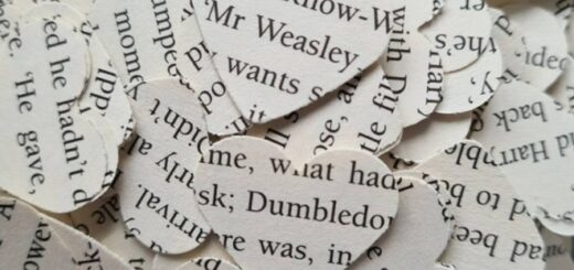 "Harry Potter"-themed wedding confetti.