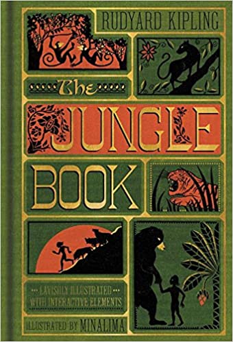 The cover of MinaLima's illustrated "The Jungle Book" is shown.