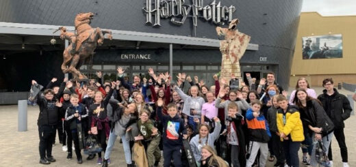 Pupils from Parklee Community School at Warner Bros. Studio Tour - The Making of Harry Potter