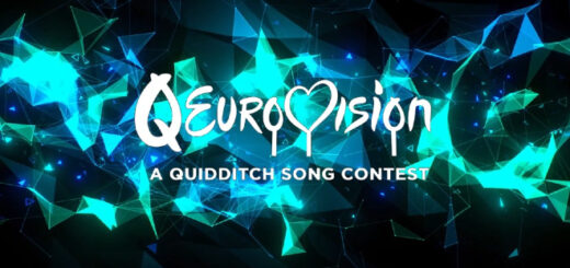 The logo for Qeurovision, the quidditch song contest based on Eurovision, is shown.