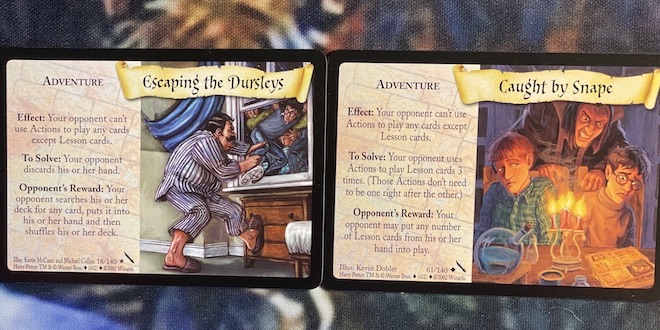 Adventure Game Card 47/80 Harry Potter Snape's Bias 011-6 