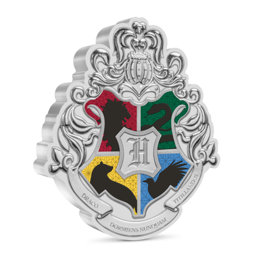 Hogwarts Crest 1oz silver coin