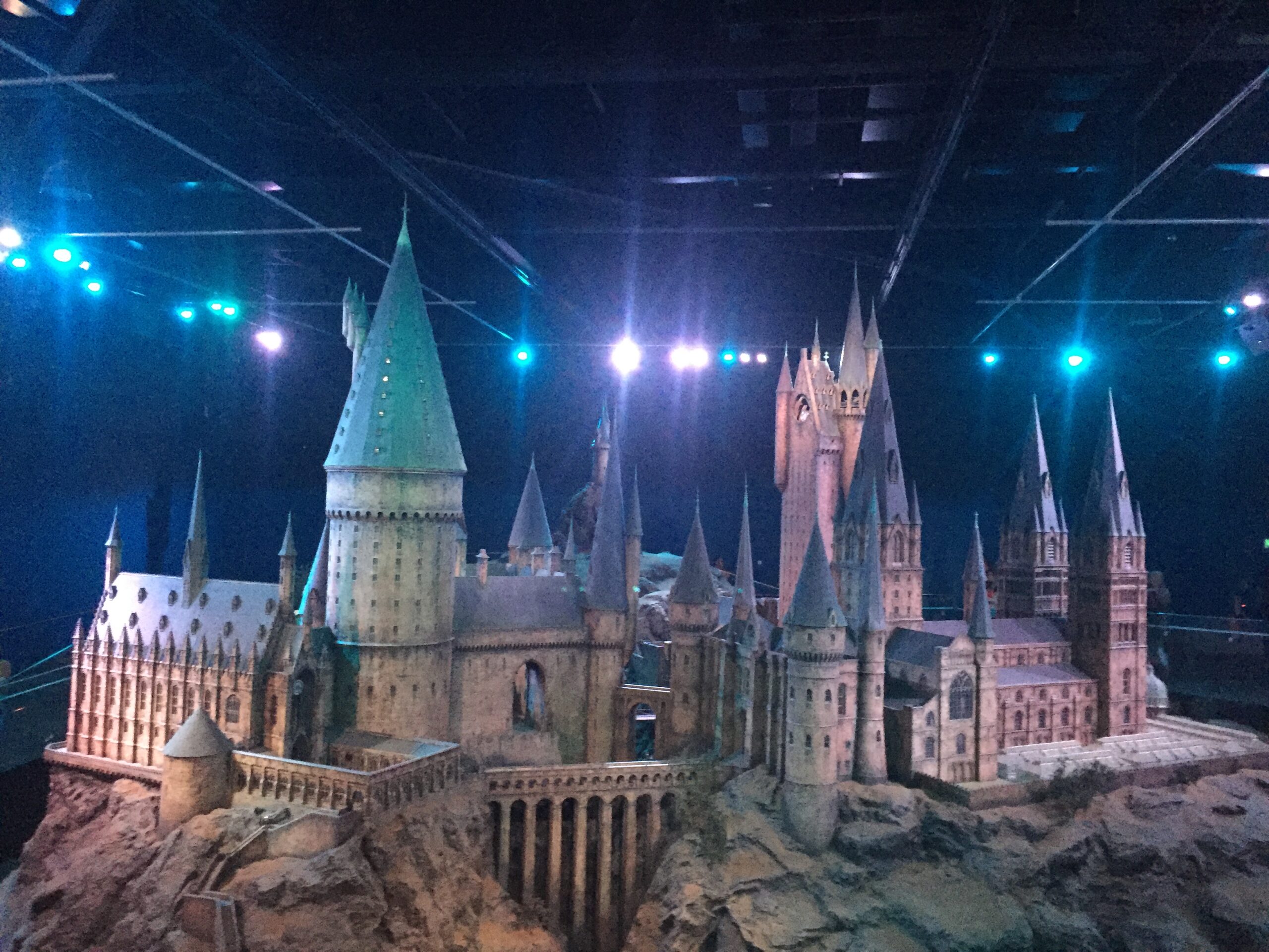 Seeing this huge model of Hogwarts that was used in aerial shots was emotional, and I am not ashamed to say I definitely cried.