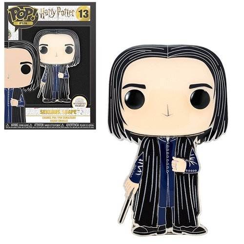 Snape may not be evil, but he is still part of the Funko Pop! pin collection.