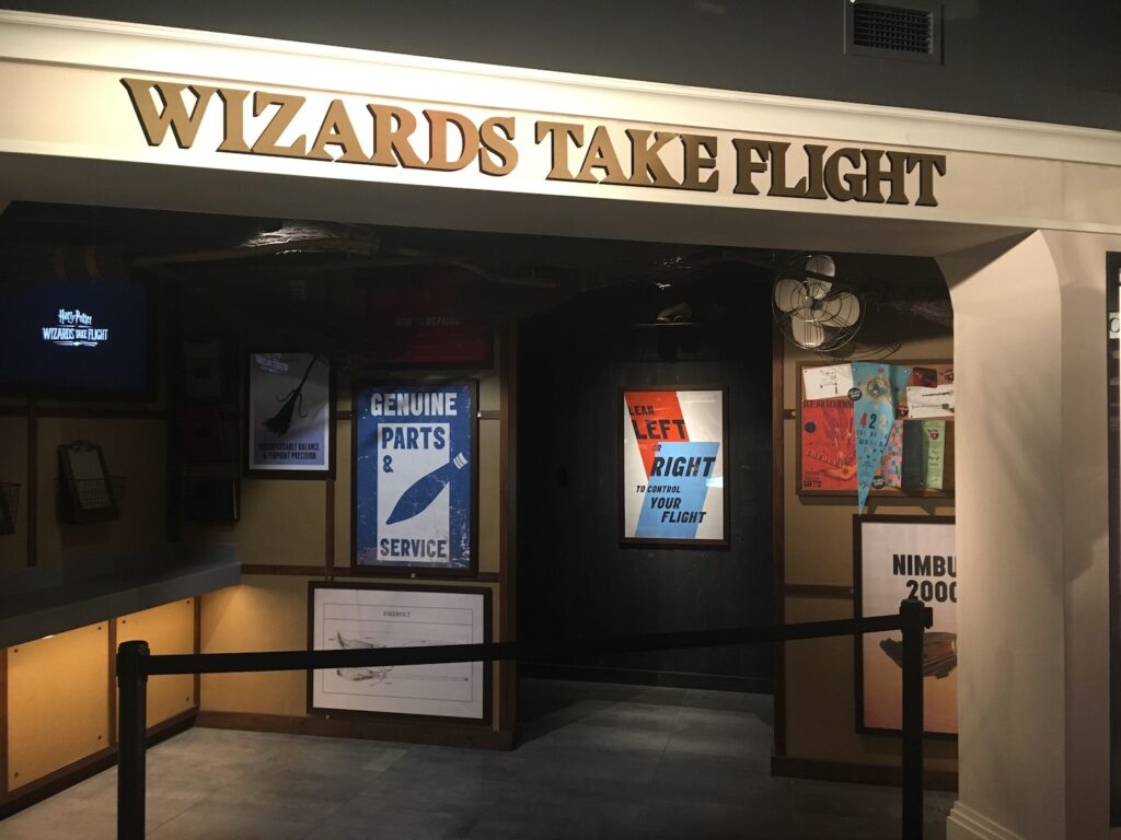 "Wizards Take Flight" Entrance