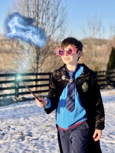 PotterKid channeling his inner luna.