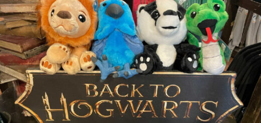 A plush for each of the Houses of Hogwarts.