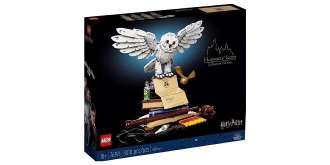 The front of the rumored LEGO "Harry Potter" Hogwarts Icons set