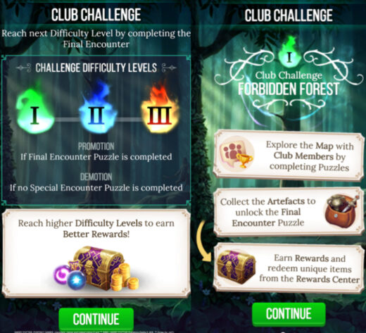 harry potter puzzles and spells club challenge forbidden forest