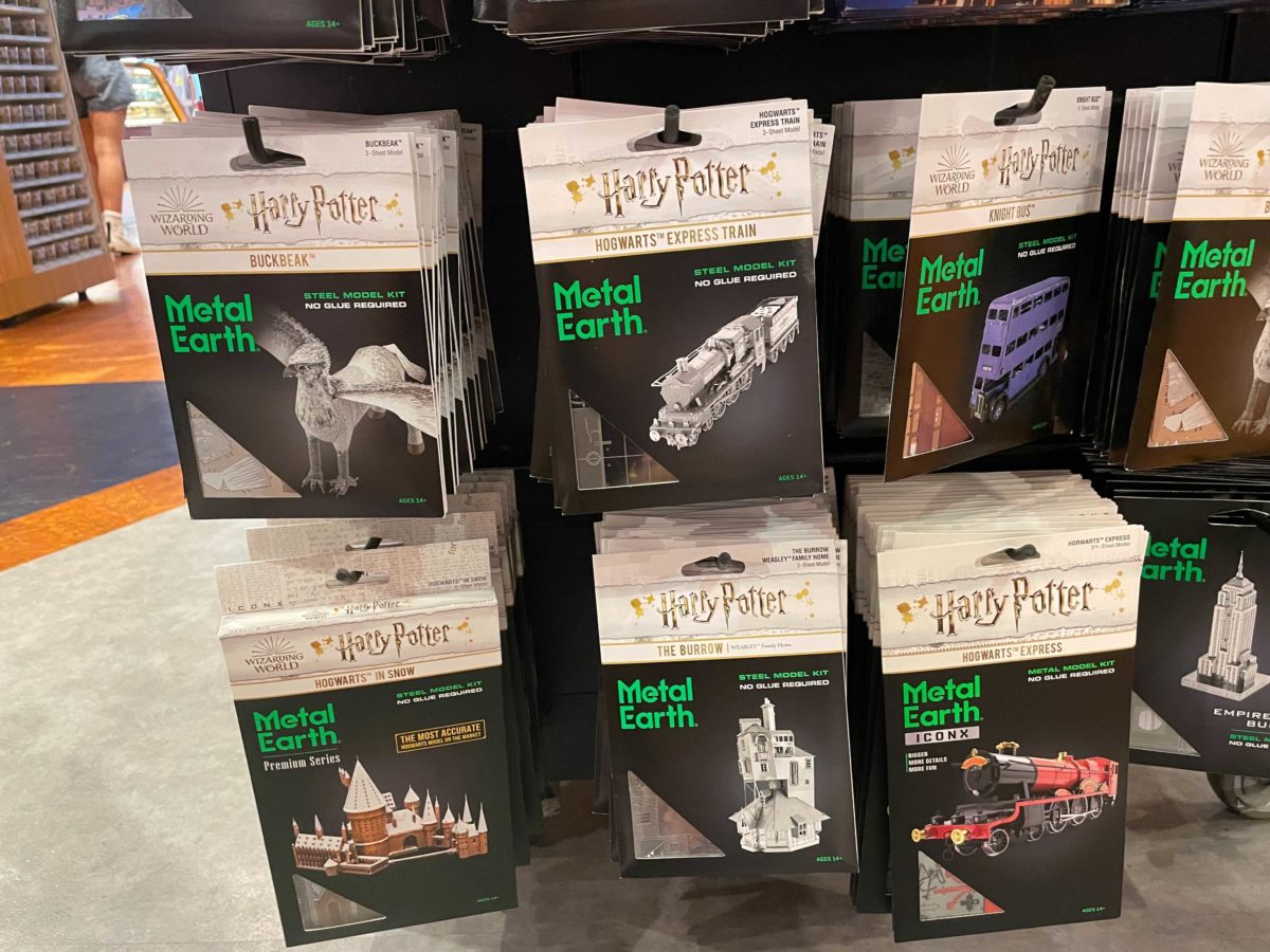 "Harry Potter" Metal Earth sets, found at the Universal Orlando Resort