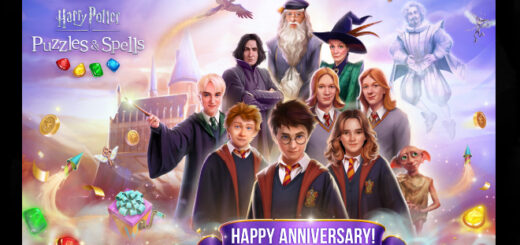 Featured Image for the anniversary celebration of Harry Potter: Puzzles & Spells.