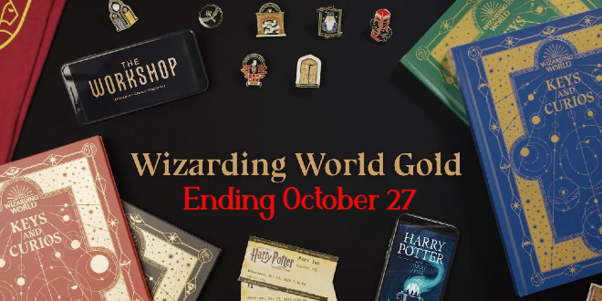 WIZARDING WORLD GOLD  An EXCLUSIVE LOOK at the NEW Harry Potter Fan Club 