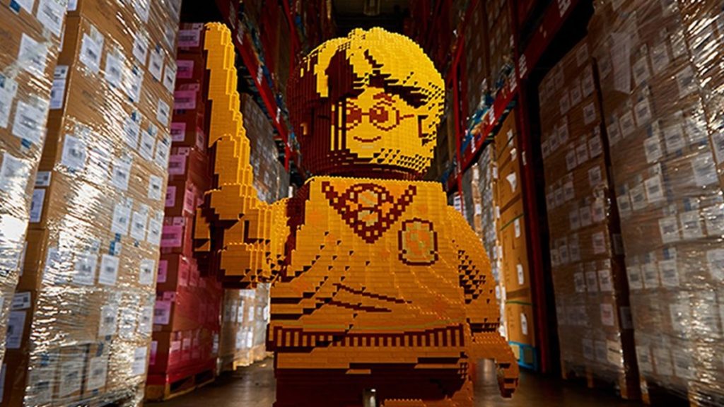 Giant LEGO "Harry Potter"