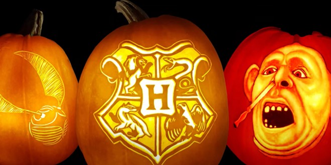 hogwarts castle pumpkin stencils