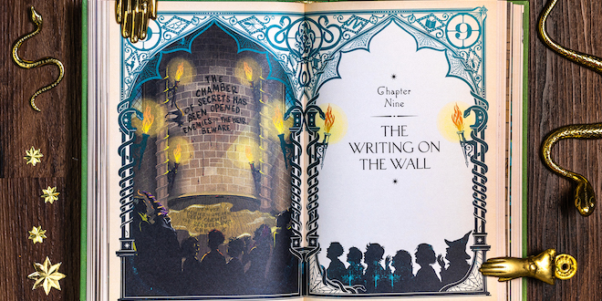 Designing Harry's Second Year at Hogwarts: Eduardo Lima on MinaLima's  Illustrated Chamber of Secrets