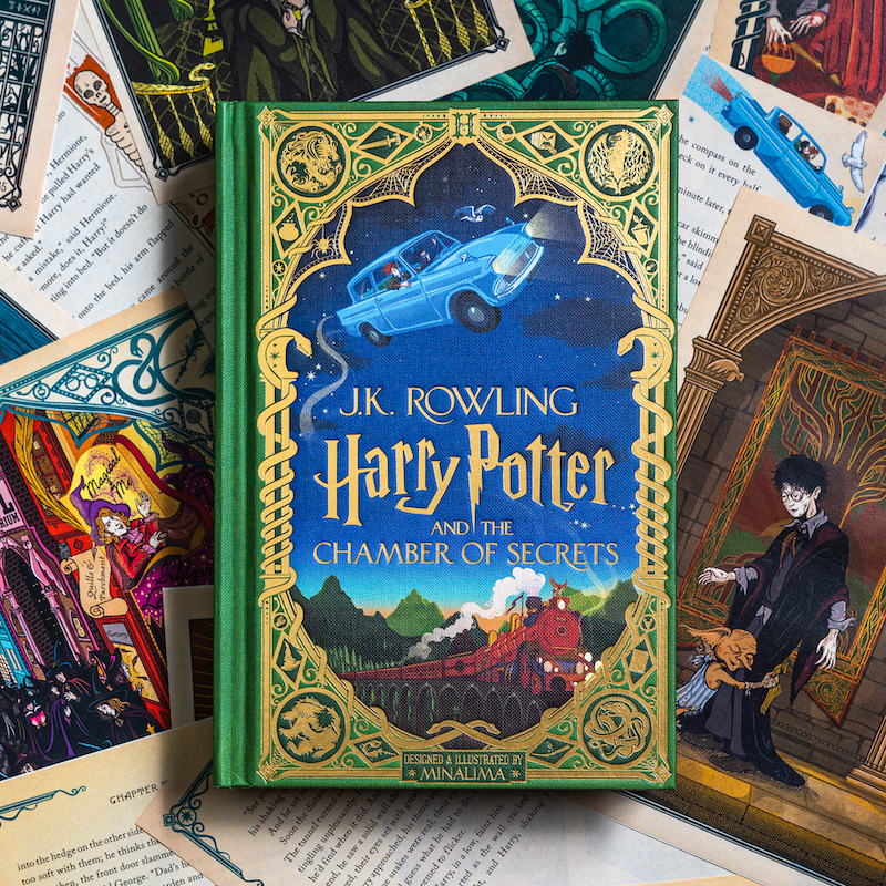 MinaLima celebrate their new illustrated edition of Harry Potter and the  Chamber of Secrets with Scholastic