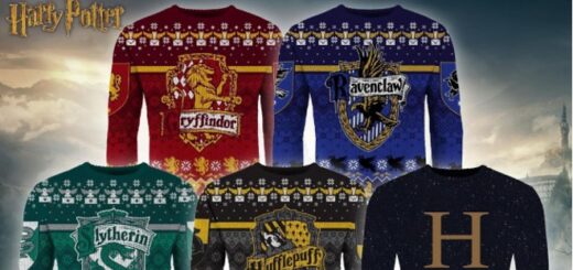 Merchoid's new "Harry Potter" Christmas jumper collection.