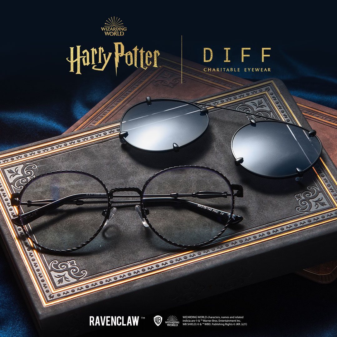 DIFF Eyewear pays tribute to the most beloved Ravenclaw in these frames. The temples of these glasses are shaped like Luna Lovegood’s wand.