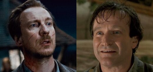 Side by side comparison of David Thewlis and Robin Williams