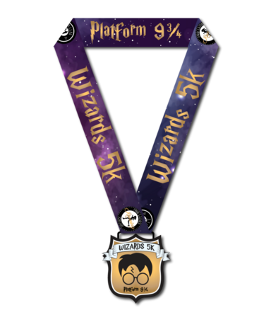 Wizards 5K medal