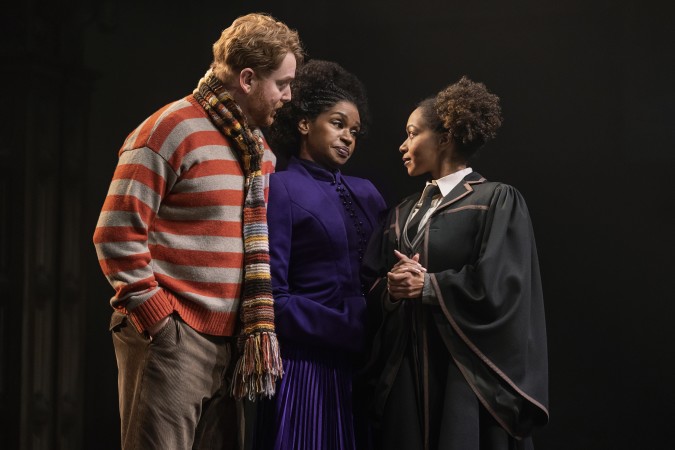 David Abeles, Jenny Jules, and Nadia Brown in “Harry Potter and the Cursed Child” (Matthew Murphy)