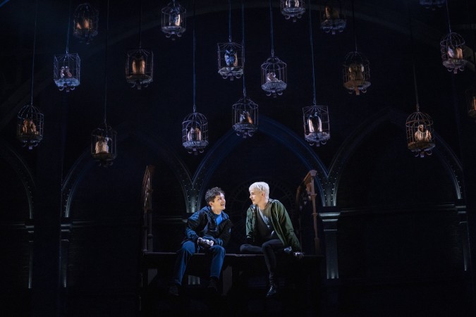 James Romney and Brady Dalton Richards in “Harry Potter and the Cursed Child” (Matthew Murphy)