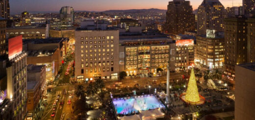 Safeway Holiday Ice Rink in San Francisco