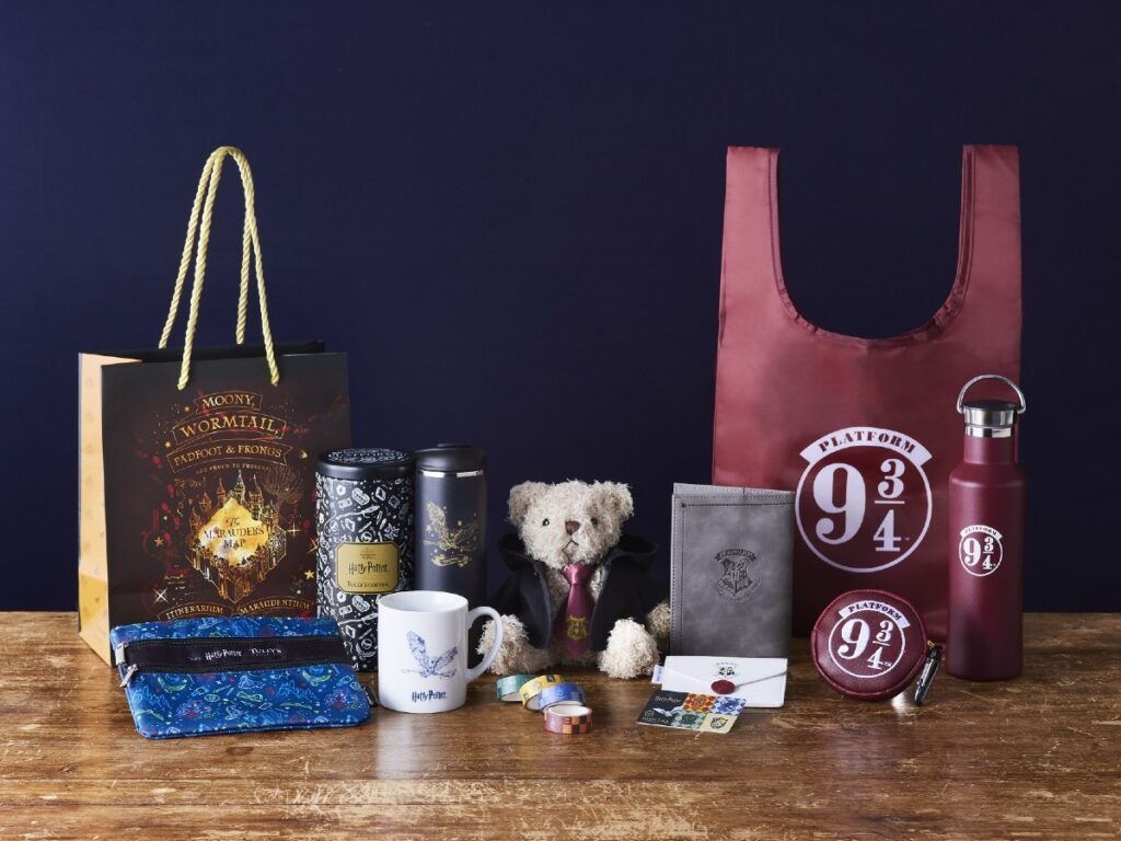 Merchandise available at Tully's Coffee locations