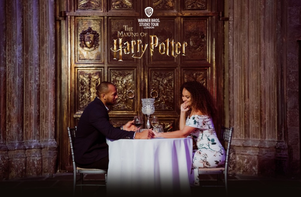 Valentine's Day dinner in Hogwarts's Great Hall