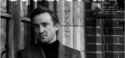 Tom Felton is photographed for the December 2021 cover of "Square Mile," as photographed by Charlie Gray.