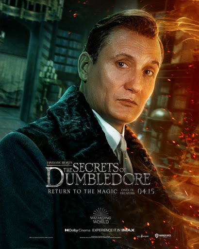 “Fantastic Beasts: The Secrets of Dumbledore”: Anton Vogel character poster