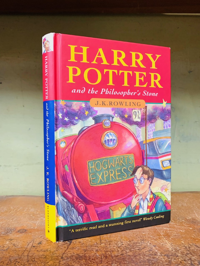 Image of Harry Potter and Philosopher's Stone that's set to go up for auction on March 9.