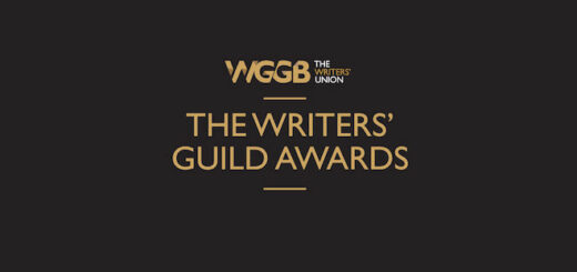 The logo for the Writers Guild Awards.