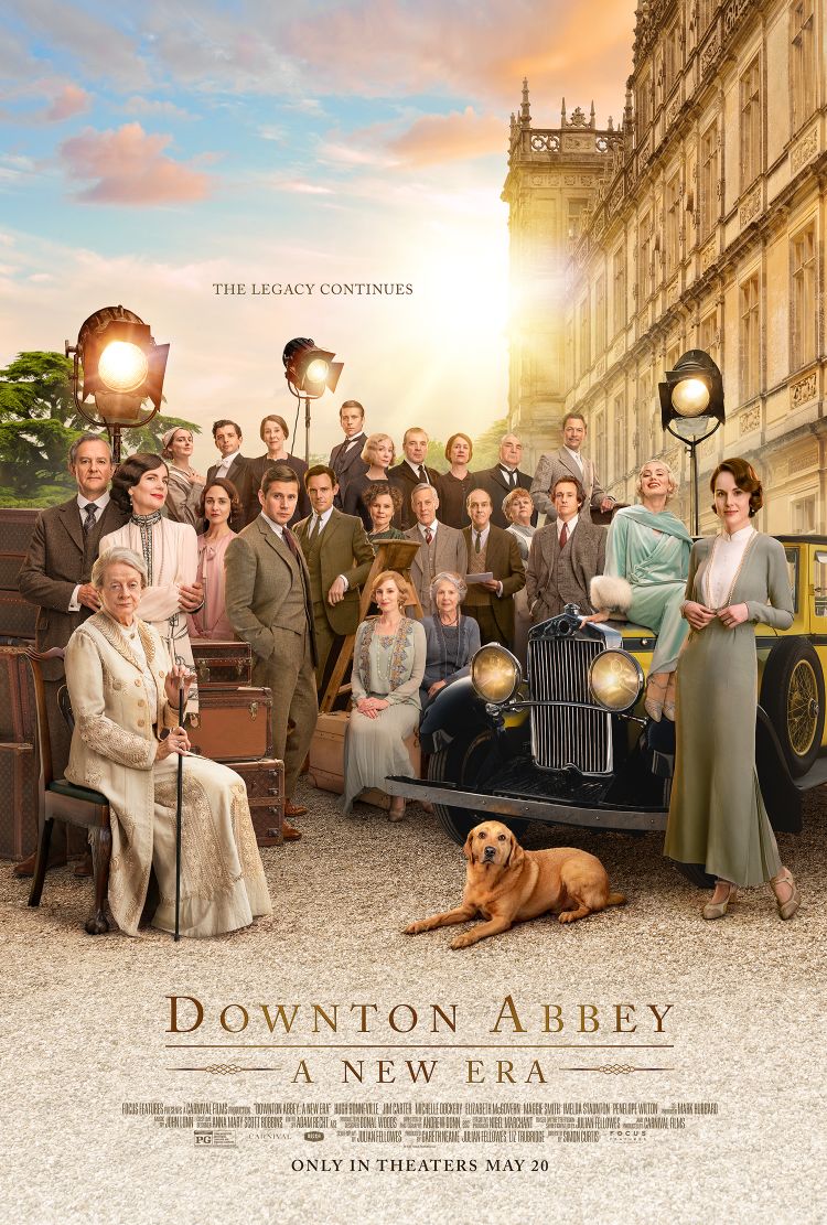 A full length poster for "Downton Abbey: A New Era"
