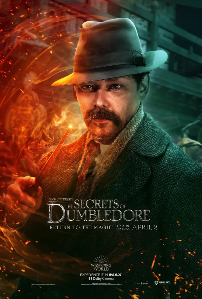 Character poster of Aberforth Dumbledore from Fantastic Beasts: The Secrets of Dumbledore