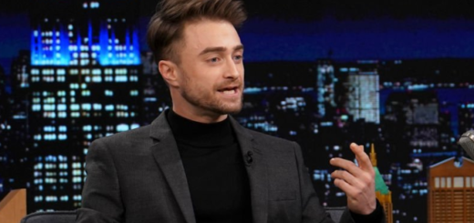 Daniel Radcliffe is pictured during an appearance on "The Tonight Show Starring Jimmy Fallon" on Friday, March 18, 2022.