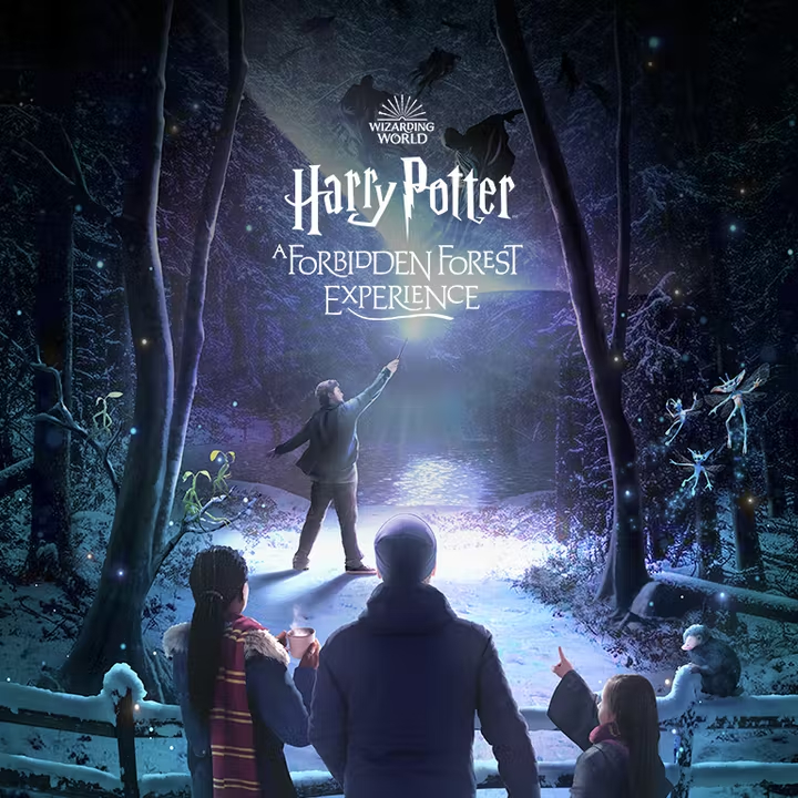 Poster art for Harry Potter: A Forbidden Forest Experience.