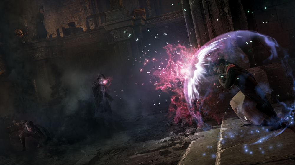 Artwork from “Hogwarts Legacy” titled “Spells” is shown.
