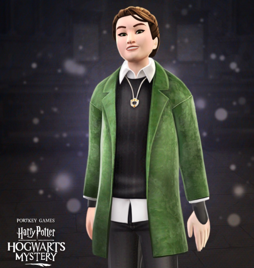 International Women's Day outfit inspired by Professor McGonagall in "Harry Potter: Hogwarts Mystery"