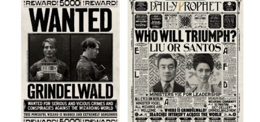 MinaLima prints for "Secrets of Dumbledore"