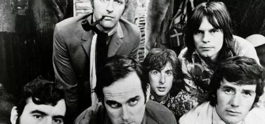 A picture from the set of "Monty Python's Flying Circus".