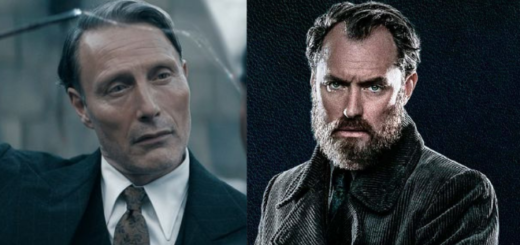 Gellert Grindelwald and Albus Dumbledore