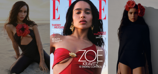Zoe Kravitz on the ELLE Canada May issue cover