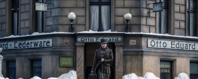 Storefront of Otto Eduard in Berlin from "The Secrets of Dumbledore".