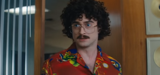 In a featured image, Daniel Radcliffe appears in character as Al Yankovic in "WEIRD: The Al Yankovic Story."